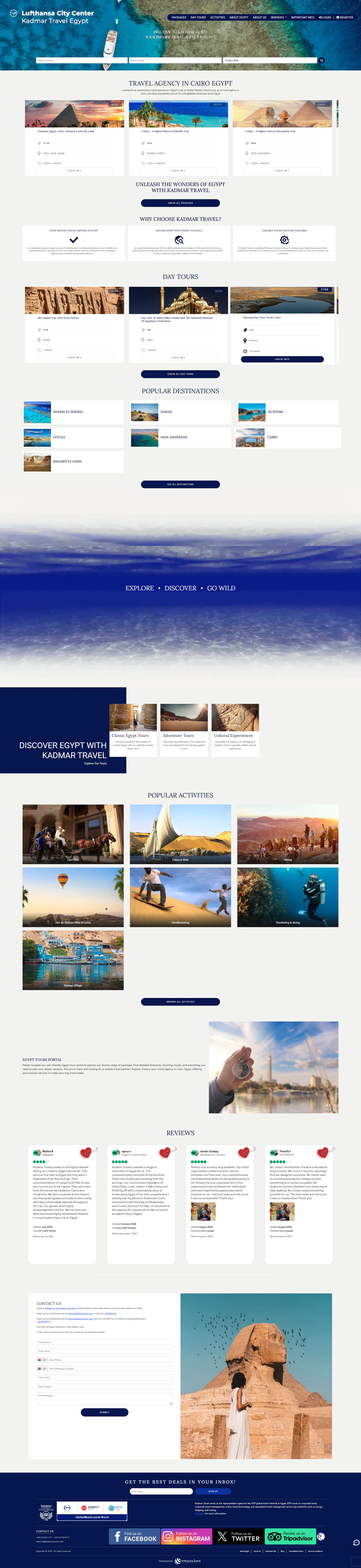 ourClientsPage.Kadmar Travel