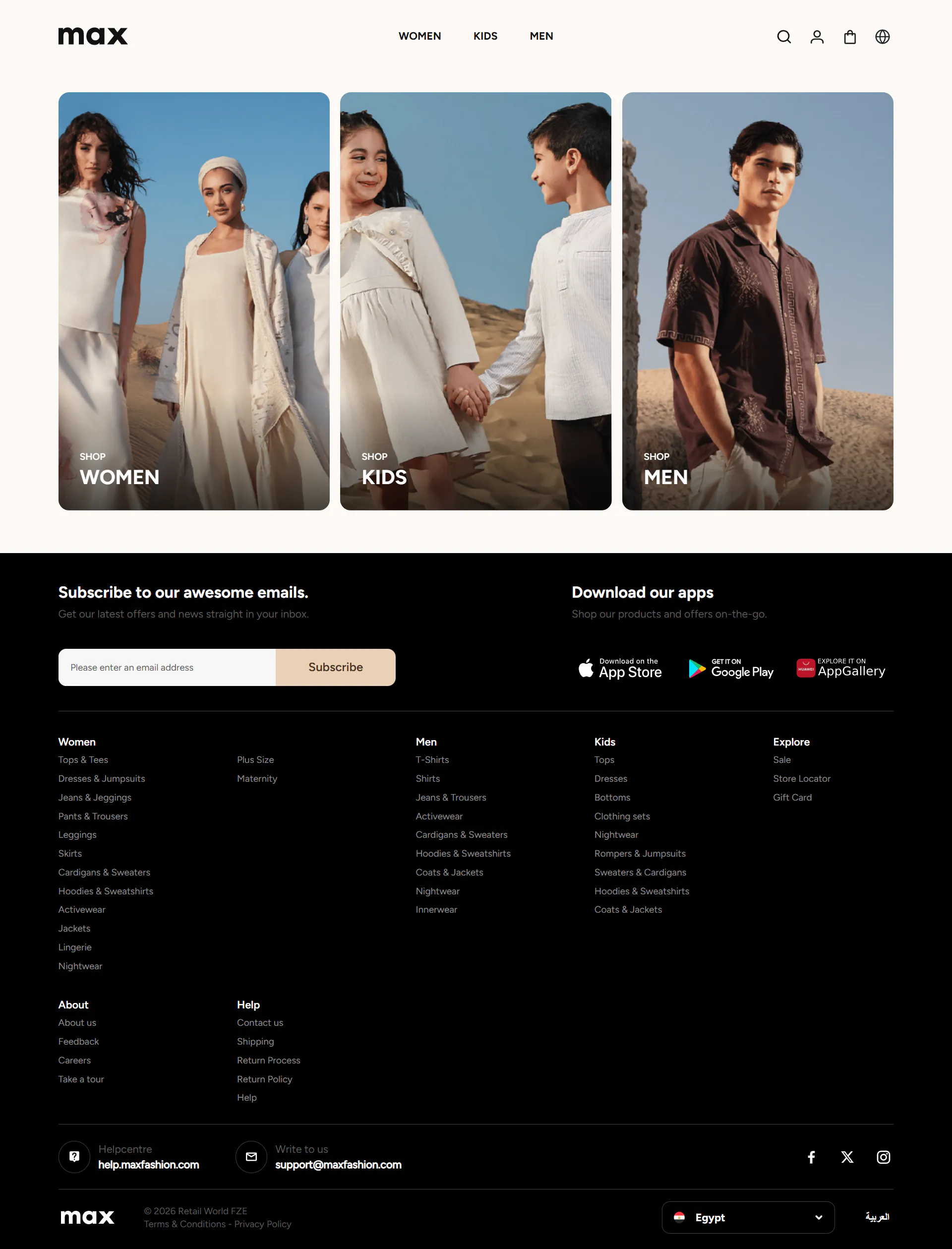 ourClientsPage.Max Fashion